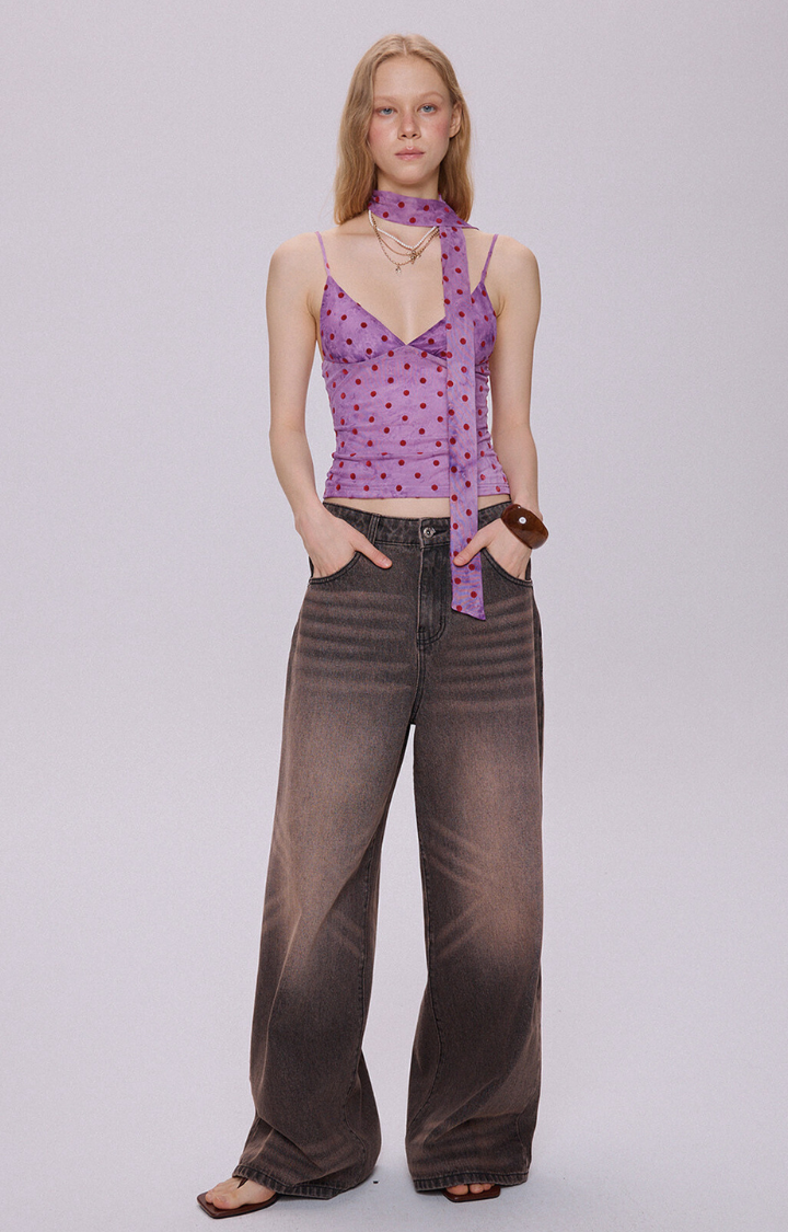 VIOLET VENOM VEIL TOP IN VIOLET POISON