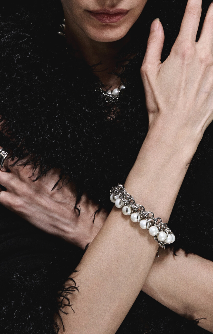 SOFT THREAT PEARL CHAIN BRACELET