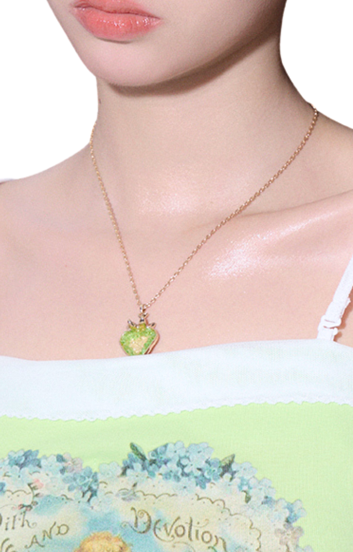 FROSTED STRAWBITES NECKLACE - VENOM MINT