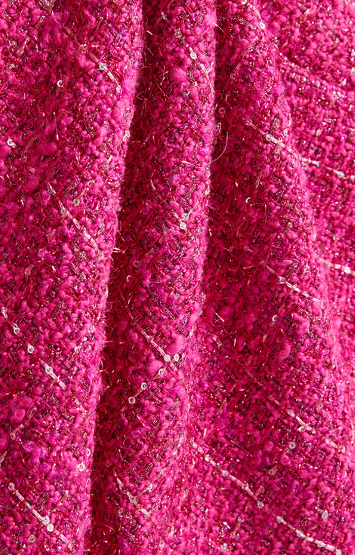 SWEET VICE PINK TWEED CORSET MINI DRESS