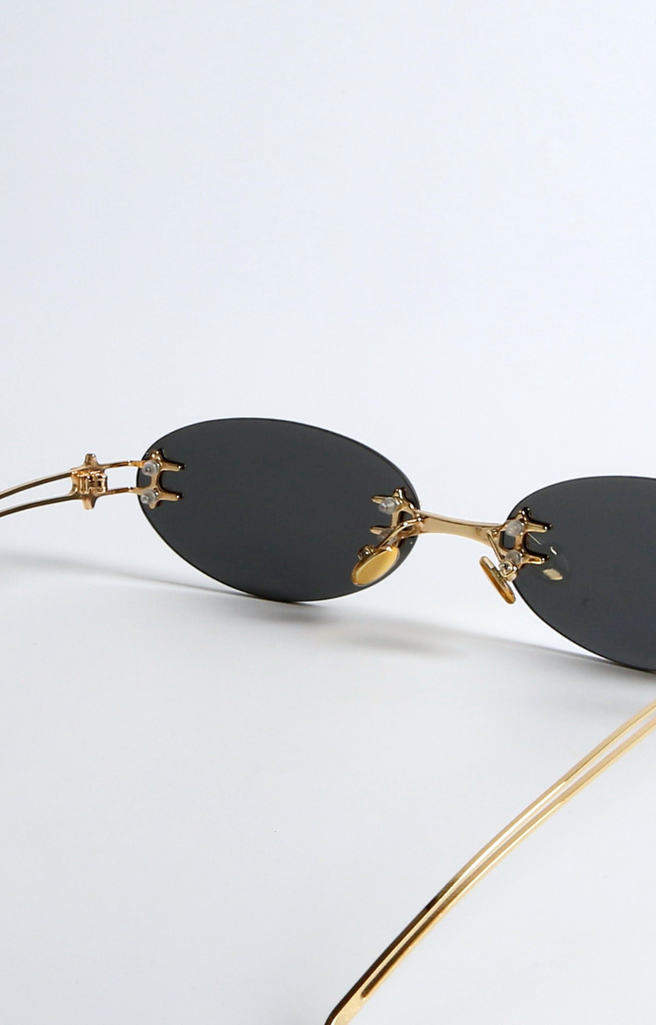 STARWIRE RIMLESS OVAL SUNGLASSES - VELVET ECLIPSE