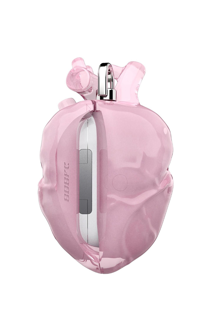 HEART GRENADE AIRPODS CASE - DREAMY JELLY PINK