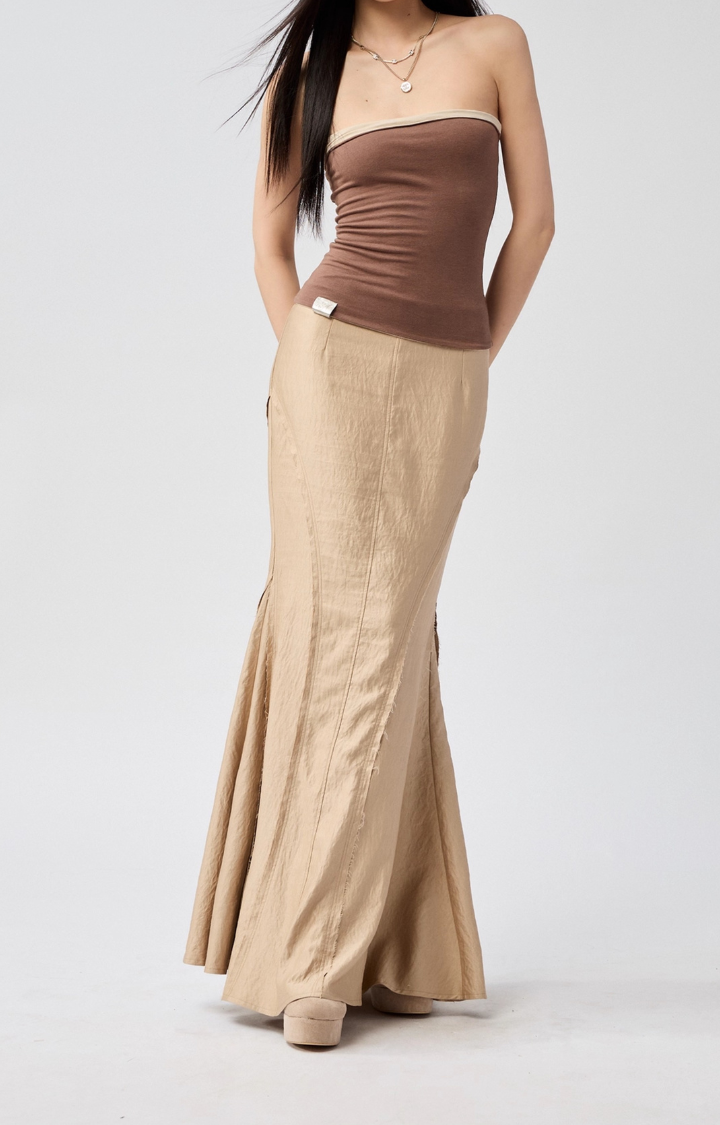DUAL VENOM TUBE TOP IN SANDSTORM NEUTRAL