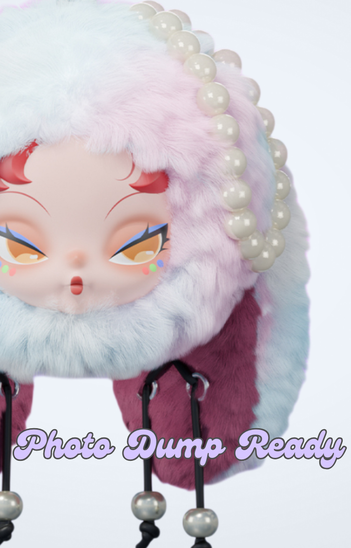TWINKLE BUNNY BRAT - HALO EDITION MINI PLUSH KEYCHAIN