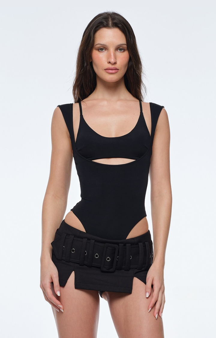 SILENT VICE CUTOUT BODYSUIT SET