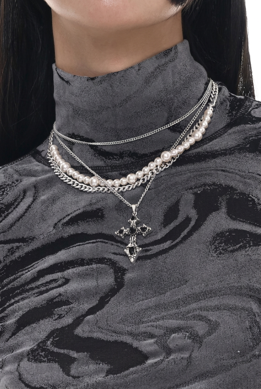 AINT TEARS CROSS NECKLACE – CURSED NIGHT
